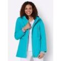 Softshelljacke CASUAL LOOKS Gr. 36, blau (türkis) Damen Jacken