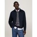 Blouson TOMMY HILFIGER "COTTON IVY JACKET" Gr. M, blau (desert sky), Herren, Web, Obermaterial: 100% Baumwolle, Jacken