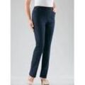 Stretch-Jeans CLASSIC BASICS Gr. 50, Normalgrößen, blau (dunkelblau) Damen Jeans