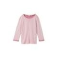 TOM TAILOR Damen 3/4 Arm Sweatshirt, rosa, Meliert, Gr. XXL