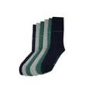 TOM TAILOR Herren 6er-Set Socken, blau, Uni, Gr. 39-42