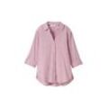 TOM TAILOR Damen Bluse mit Brusttaschen, rosa, Uni, Gr. 36