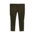 TOM TAILOR Herren Plus - Regular Cargo Hose, grün, Uni, Gr. 4XL