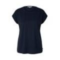 TOM TAILOR DENIM Damen Basic T-Shirt, blau, Gr. XXL