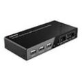 Lindy - KVM-/Audio-/USB-Switch - HDMI 4K60, USB 2.0 - 2 x KVM/Audio/USB - 1 lokaler Benutzer - Desktop