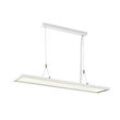 LED-Pendelleuchte SLV Worklight, 57 W, 200-240 V, Deckenmontage, DALI-Steuerung, fest eingebaute LED-Lampe, L 1200 x B 260 x H 2500 mm, weiß