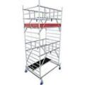 Alu-Fahrgerüst Krause ProTec XXL, 200 kg/m², TÜV-geprüft, gebremste Rollen, L 2000 x B 1400 x H 5300 mm