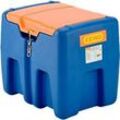 Mobile Tankstelle CEMO Blue-Mobil EASY, mit Tauchpumpe CENTRI SP30 12 V, 210 l Tank für AdBlue®, Klappdeckel, B 785 x T 595 x H 685 mm