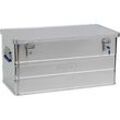 Transportbox Alutec CLASSIC 93, Aluminium, 93 l, L 775 x B 385 x H 375 mm, Zylinderschlösser