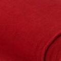 Baumwoll-Polyester-Fleece, rot