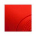 Sweatstoff "Basic" mit gerauter Innenseite, rot