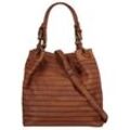 Shopper SAMANTHA LOOK, Damen, Gr. B/H/T: 38cm x 30cm x 13cm onesize, braun (cognac), Leder, Taschen, echt Leder, Made in Italy