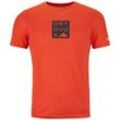 Ortovox 185 Merino Square TS M - T-Shirt - Herren