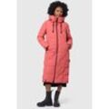 Winterjacke MARIKOO "Nadeshikoo XIV" Gr. 4XL, rot (rouge) Damen Jacken extra langer Winter Mantel gesteppt