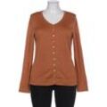 Peter Hahn Damen Strickjacke, orange, Gr. 44