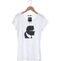 Karl by Karl Lagerfeld Damen T-Shirt, weiß, Gr. 32