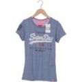 Superdry Damen T-Shirt, blau, Gr. 38