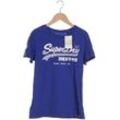 Superdry Damen T-Shirt, blau, Gr. 38