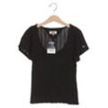 Tommy Jeans Damen T-Shirt, schwarz, Gr. 36