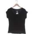 Comma Damen T-Shirt, schwarz, Gr. 38