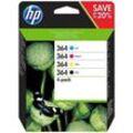 HP 364 (N9J73AE) - 4-farbig - Druckerpatrone - Multipack