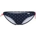 TOM TAILOR Damen Gemusterter Bikini-Slip, blau, Gemustert, Gr. 44