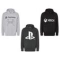 PLAYSTATION | XBOX Herren Sweathoodie, PLAYSTATION | XBOX, mit Druck