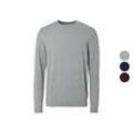 LIVERGY® Herren Strickpullover, mit Rundhalsausschnitt