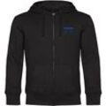 multifanshop Kapuzen Sweatshirt Jacke - Paderborn - Herzschlag - Druck blau - Sweat