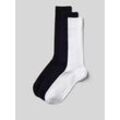 Socken in Feinripp-Optik im 3er-Pack