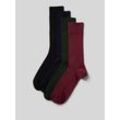 Socken in Feinripp-Optik im 4er-Pack