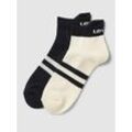 Socken mit Label-Print im 2er-Pack