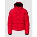 Steppjacke mit Label-Details