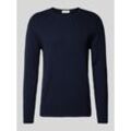 Regular Fit Pullover mit Strukturmuster