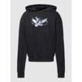 Hoodie mit Motiv-Print Modell 'Vive la Liberte'