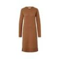 Premium Woll-Cashmere-Strickkleid - Braun - Gr.: S