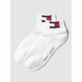 Sneakersocken mit Logo-Print im 2er-Pack