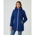 Steppjacke mit Kontrast-Details