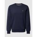 Regular Fit Sweatshirt mit Label-Stitching Modell 'SHIELD'