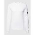Longsleeve aus Baumwolle mit Strukturmuster Modell 'WAFFLE'
