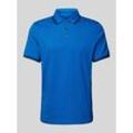 Regular Fit Poloshirt mit Allover-Label-Muster Modell 'GREENWICH'