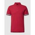 Poloshirt mit Label-Schriftzug