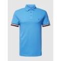 Poloshirt mit Label-Schriftzug