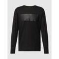 Longsleeve mit Label-Print Modell 'Togn'