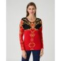 Classic Pullover mit Ornament-Druck