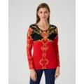 Classic Pullover mit Ornament-Druck