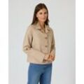 Lederjacke mit Revers