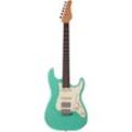 Schecter Nick Johnston Traditional HSS Atomic Green