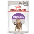 ROYAL CANIN STERILISED Nassfutter in Gelee für kastrierte Katzen 48x85g