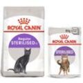 ROYAL CANIN STERILISED Trockenfutter 2kg + STERILISED Mousse 12x85g